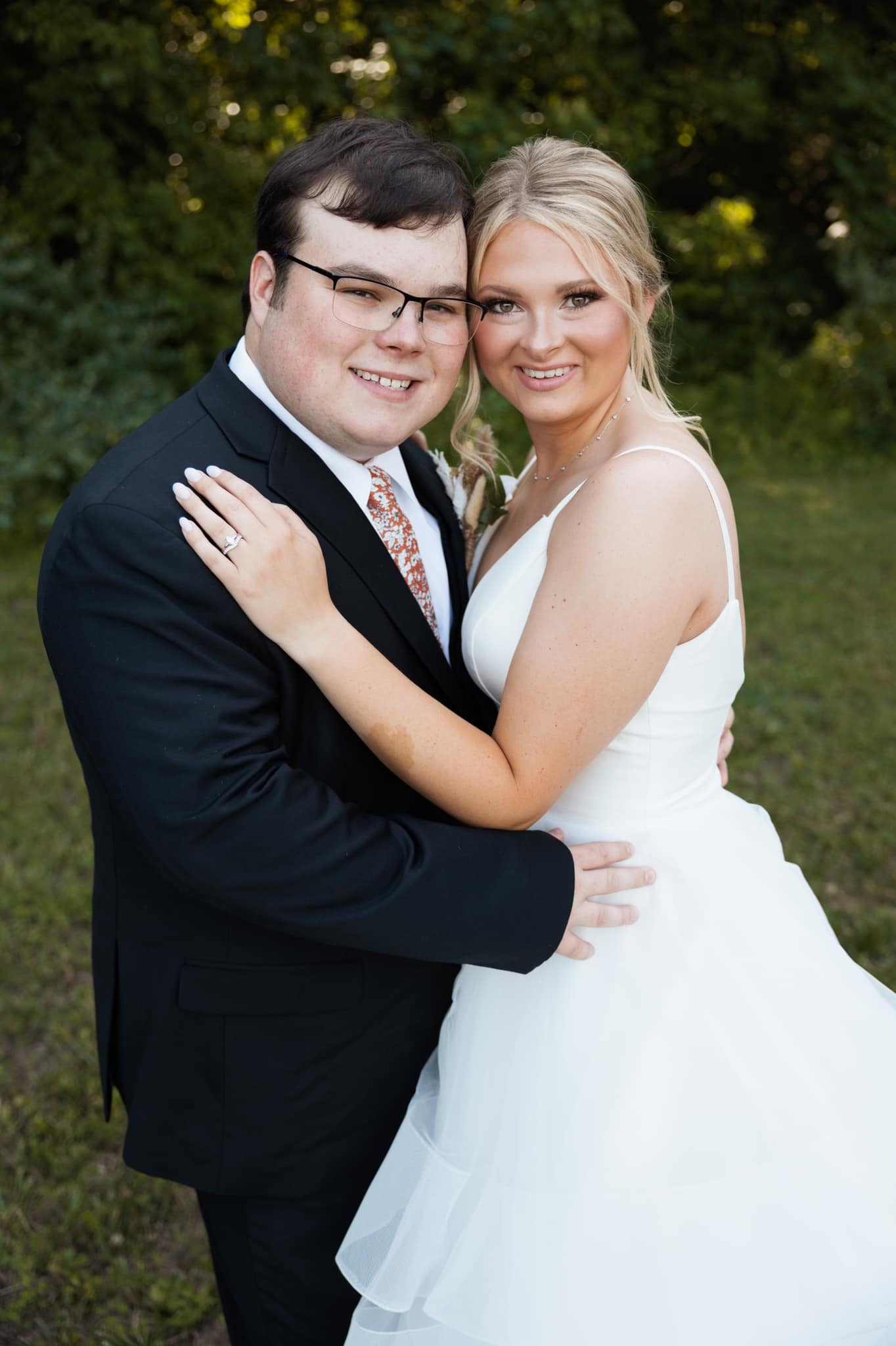 Outdoor wedding ceremony at The Meadows Event Venue